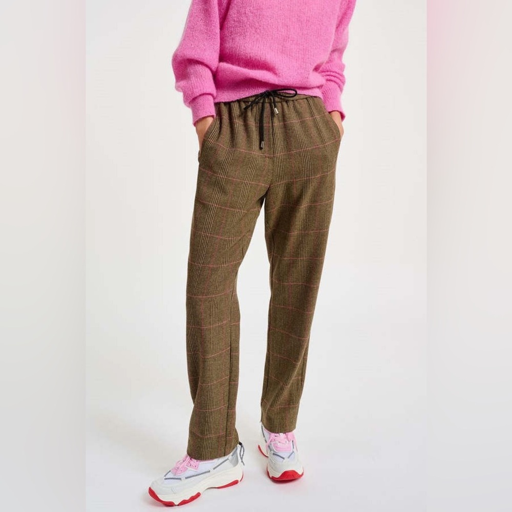 Essentiel Antwerp Cosha Plaid Drawstring Pants